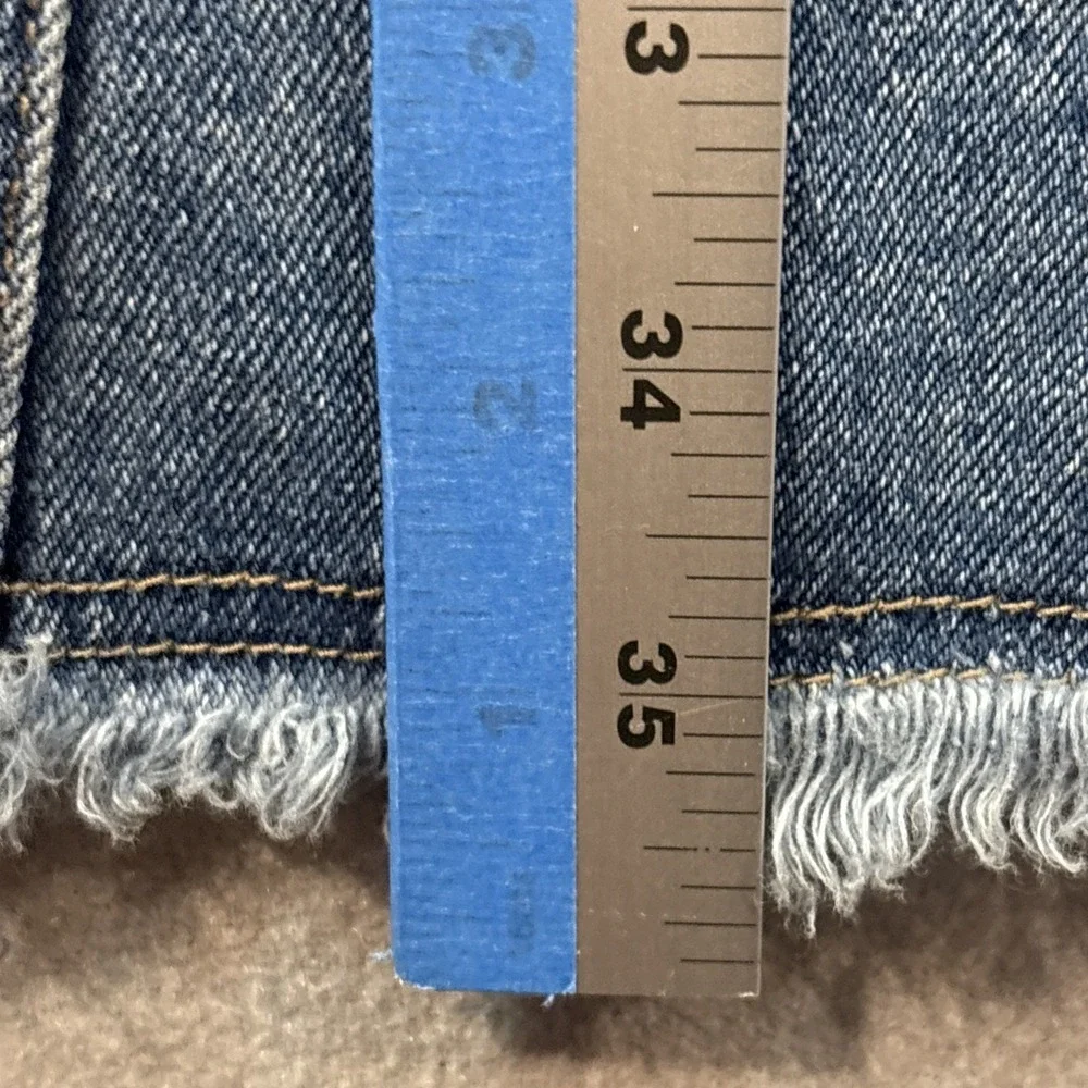 Vintage Y2K Department of Youth Denim Long Skirt Size 16 "We Got The Power" - Picture 10 of 10